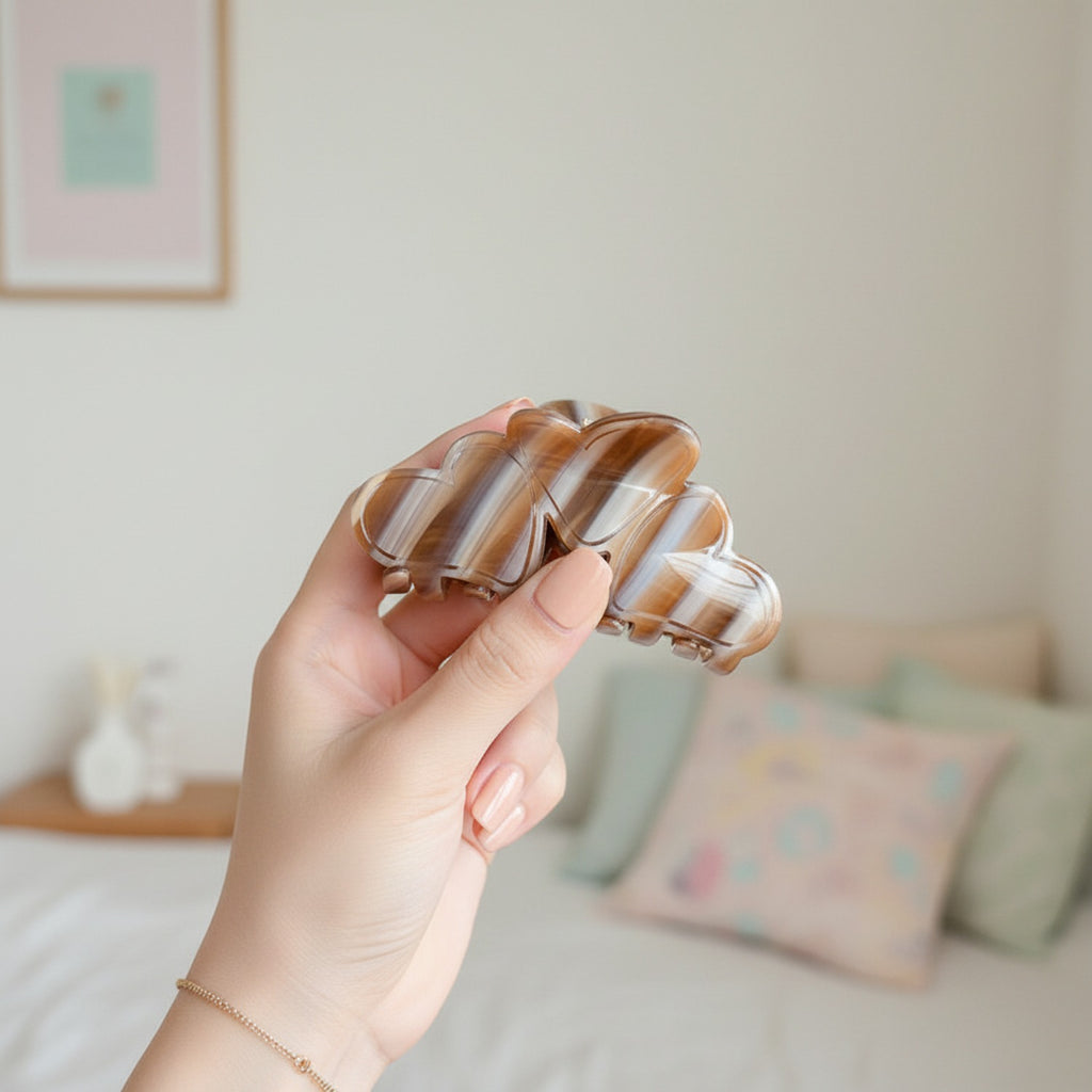 Tortoiseshell Elephant Hair Claw Clip