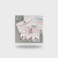 Pink Rose Flower Letter Writing Pad Set