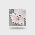 Pink Rose Flower Letter Writing Pad Set