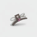 Hair Claw Clip With Flower Charm