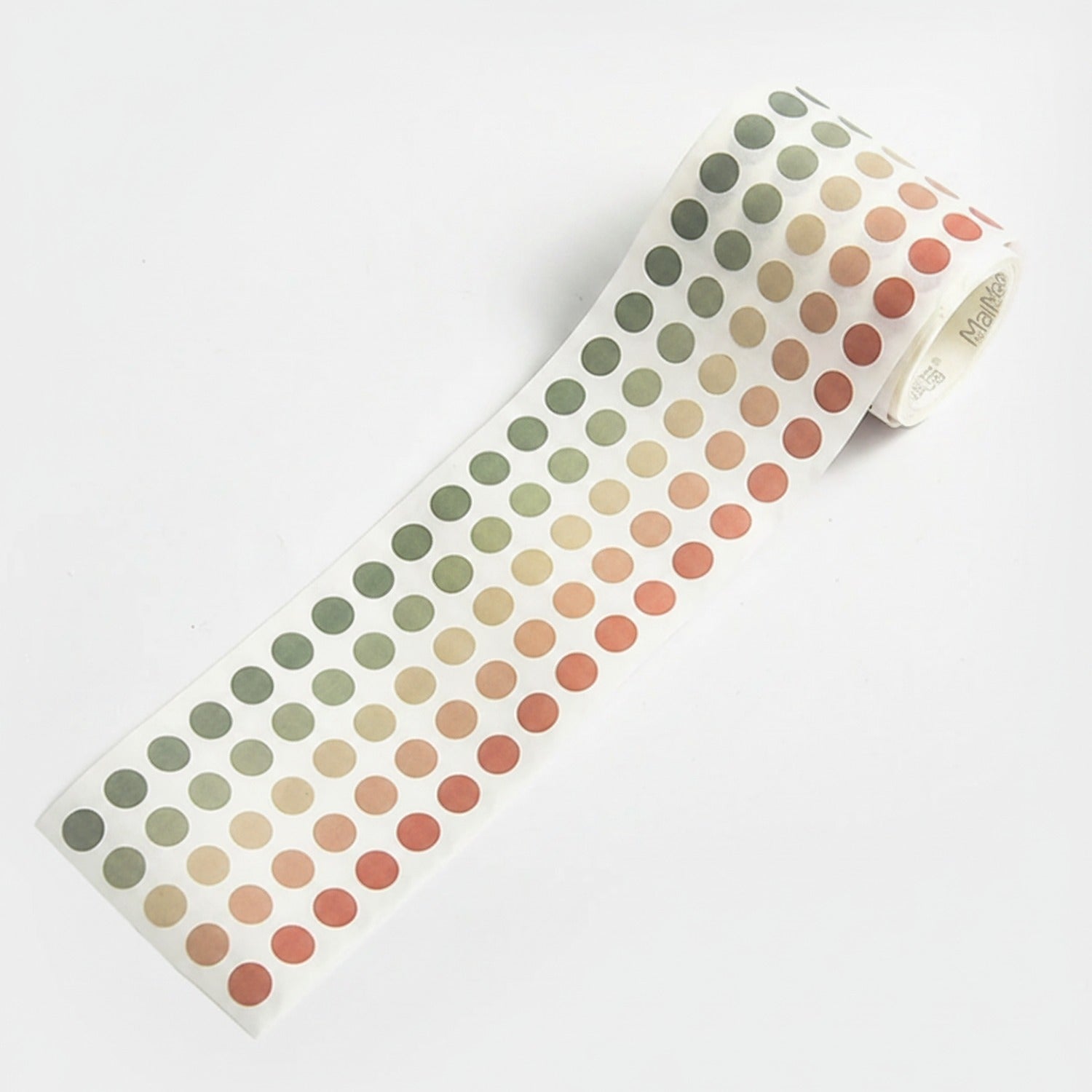 Color Gradient Dot Sticker Roll