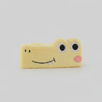 Yellow Frog Plush Hairband With Googly Eyes