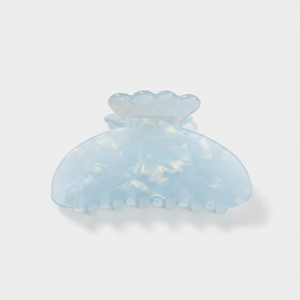 Opal Cloud Claw Hair Clip Beaded