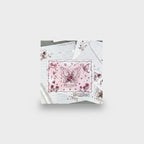 Butterfly Flower Pink Stationery Notepad Set