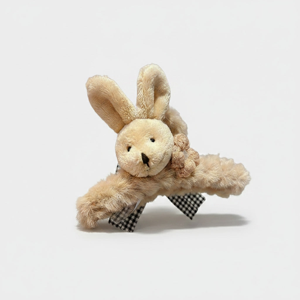 Cute Bunny Plush Hair Claw Clip