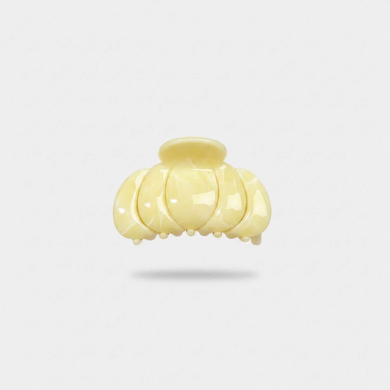 Pale Yellow Bubble Pearl Hair Claw