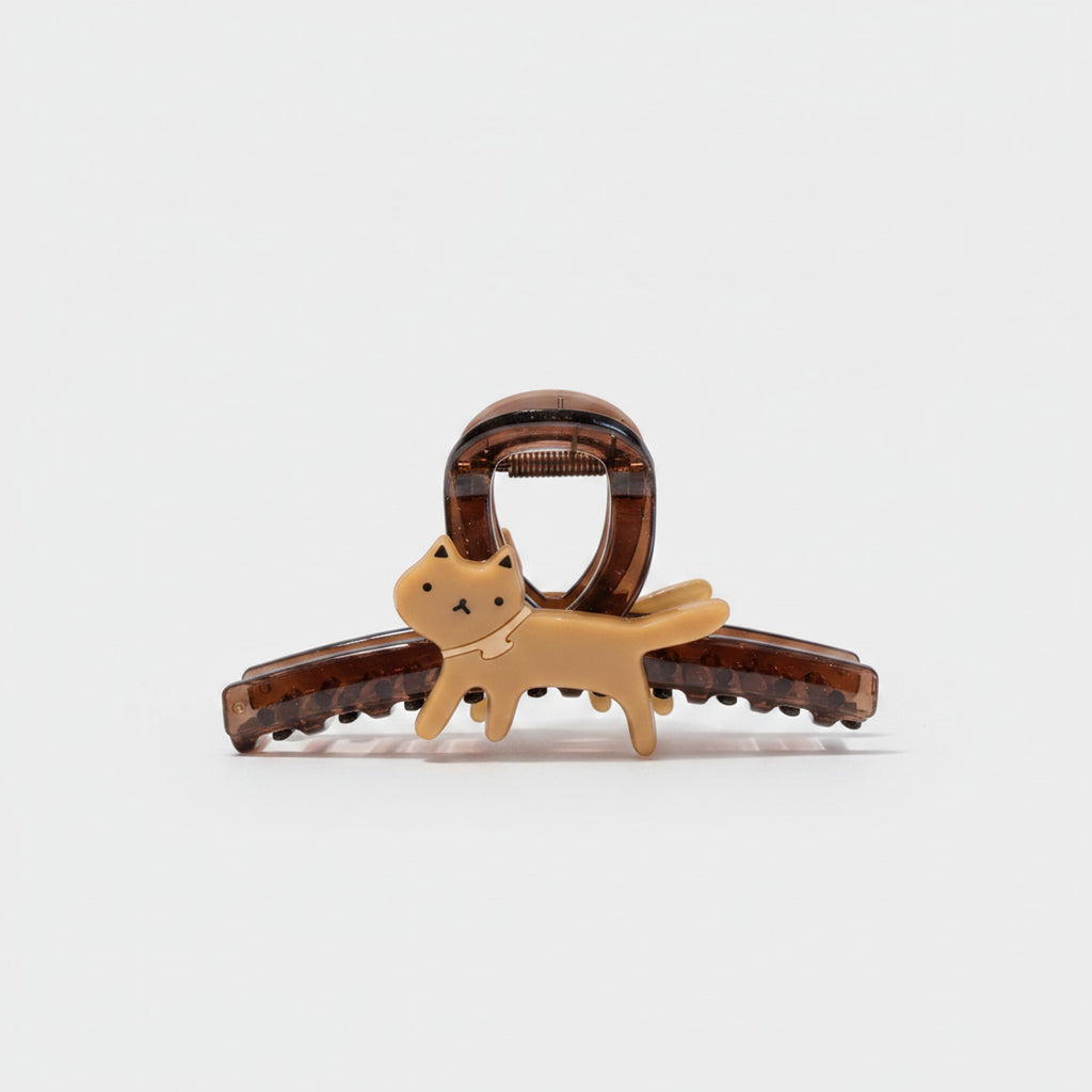 Cat Tortoiseshell Hair Claw Clip