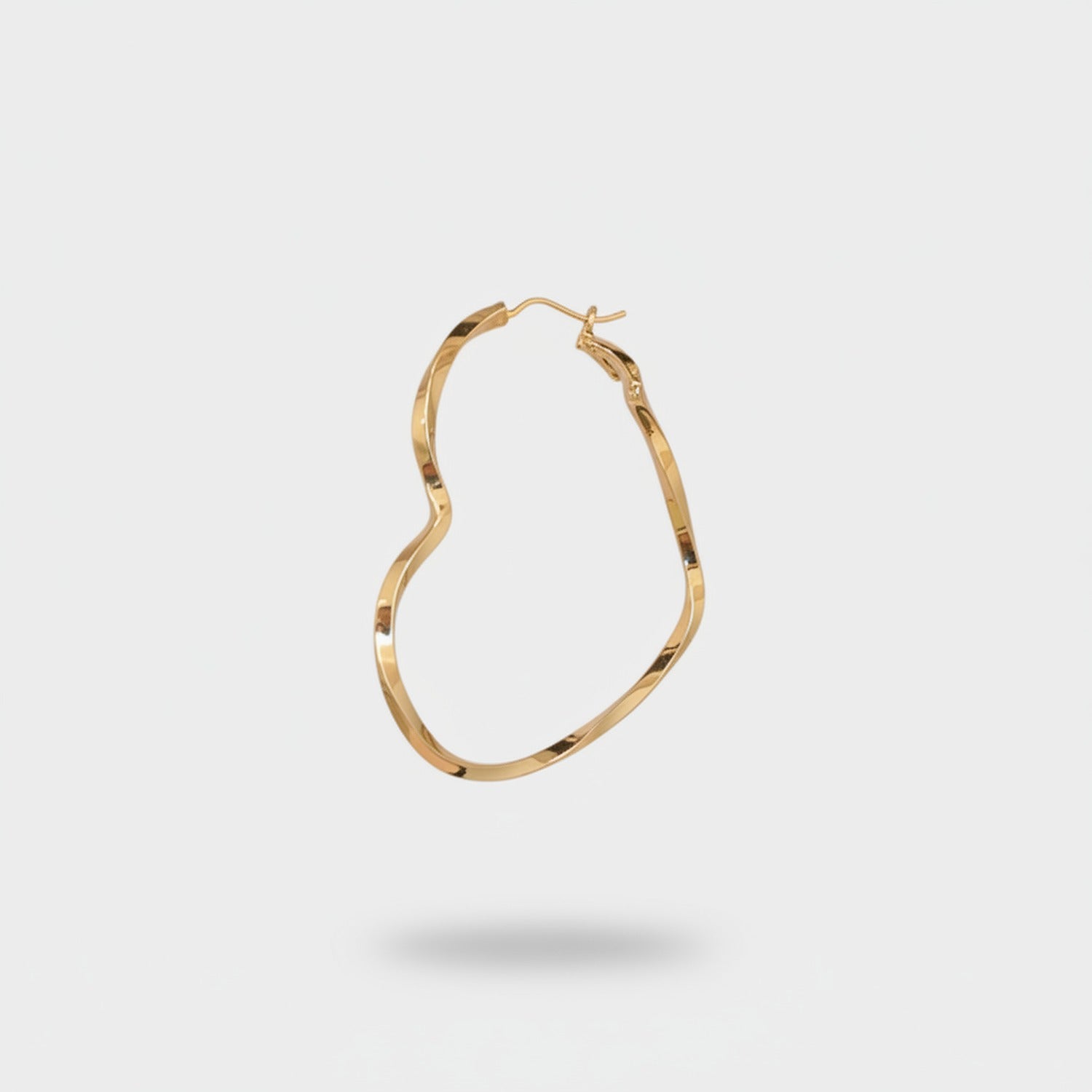 Silver Hoop Earrings Classic Circle