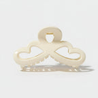 Cream Butterfly Hair Claw Clip