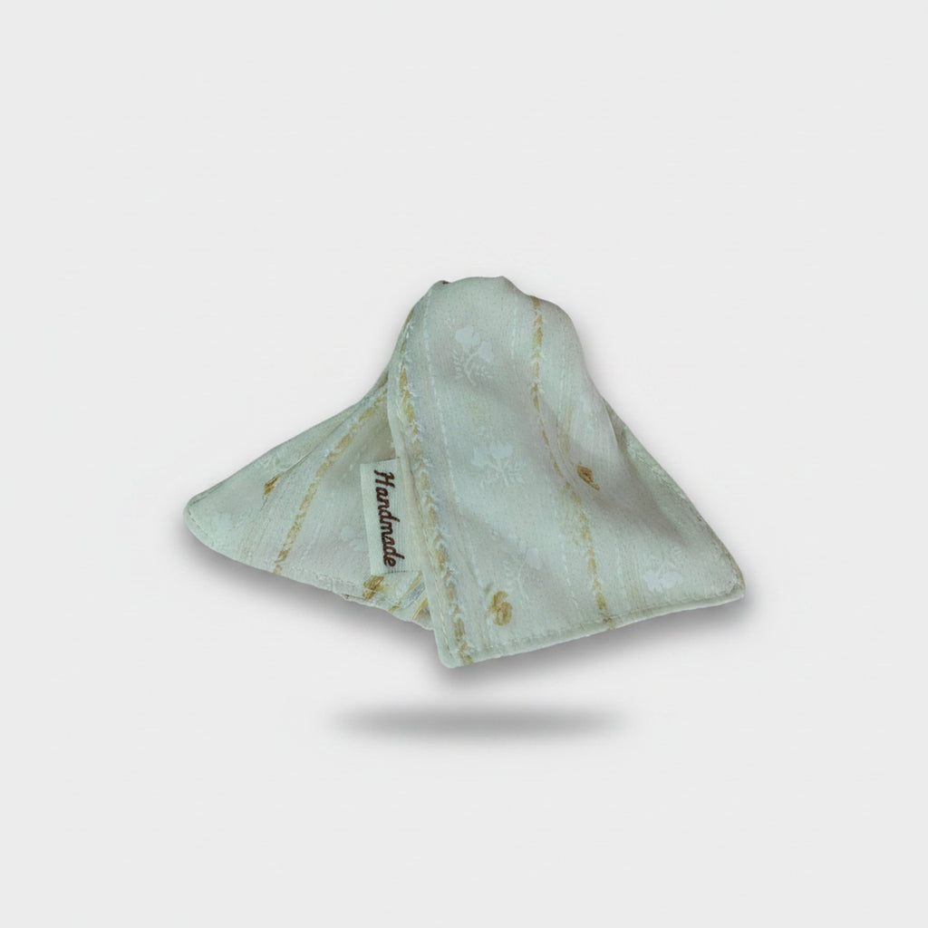 Cream Textured Hair Claw Clip