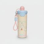 Pastel Teddy Bear Insulated Tumbler With Charm Strap