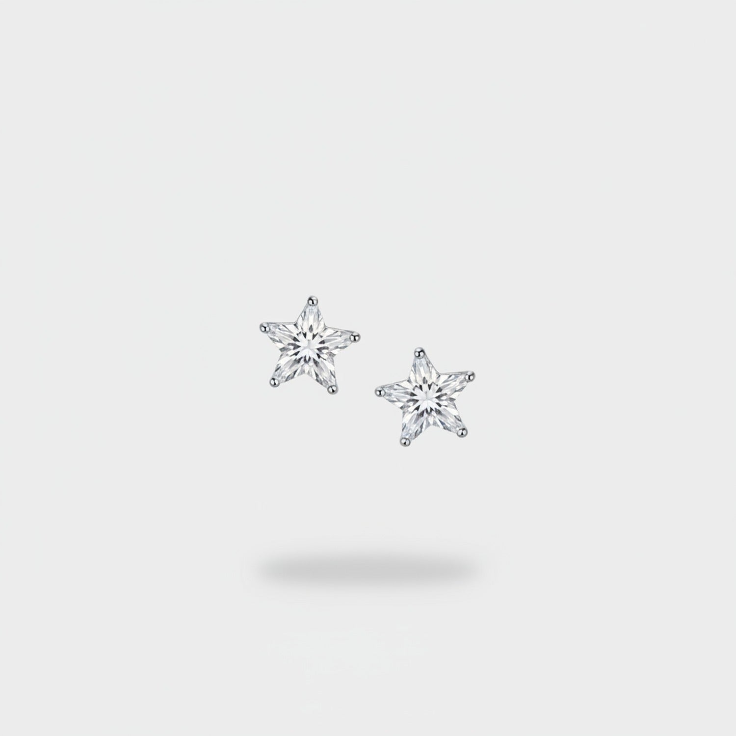 Star Rhinestone Crystal Stud Earrings