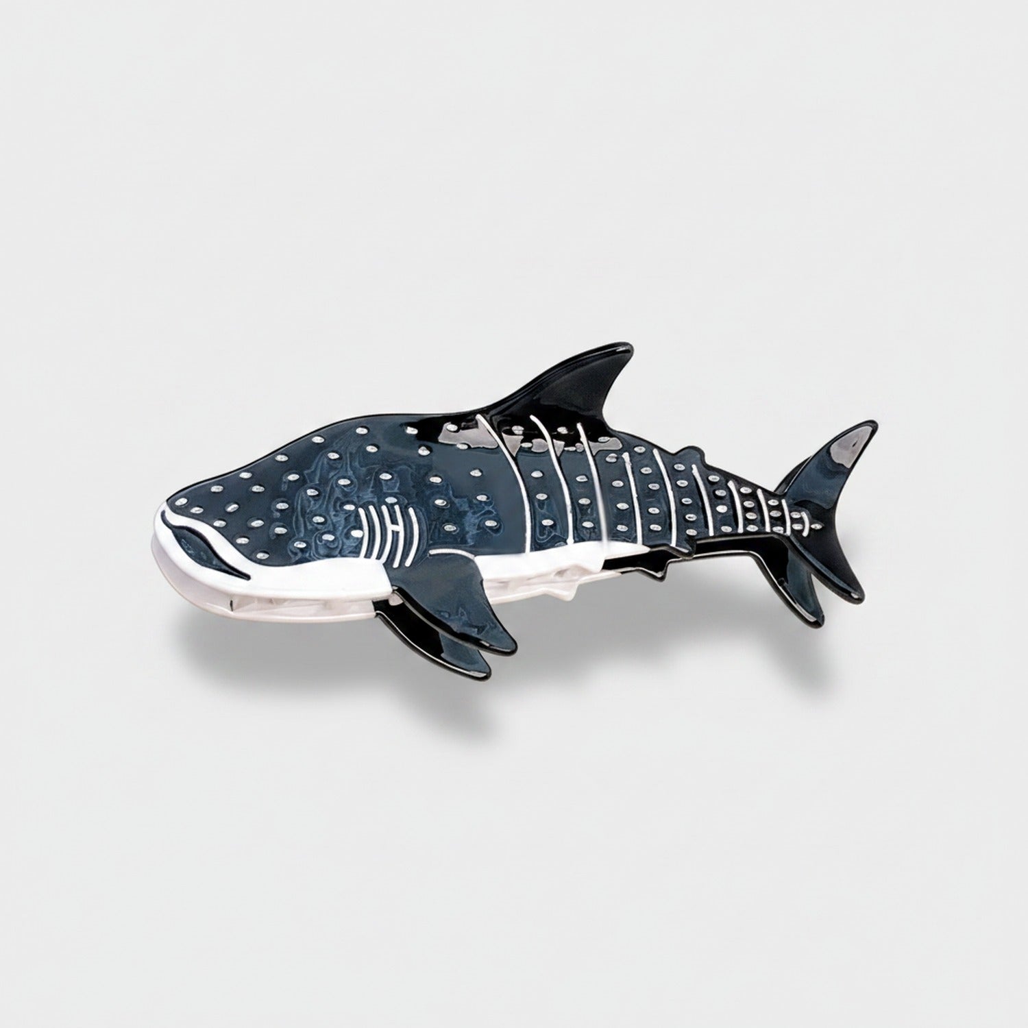 Whale Shark Spotted Dark Blue Hair Claw