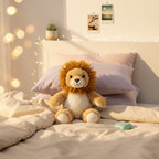 Adorable Tan Lion Plush Toy With Mane