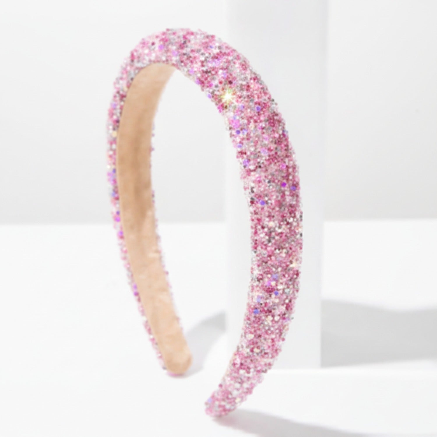 Glitter Sparkle Padded Headband Turquoise
