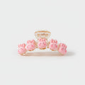 Pink Bunny Beaded Hair Claw Clip
