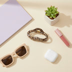 Leopard Print Hair Claw Clip