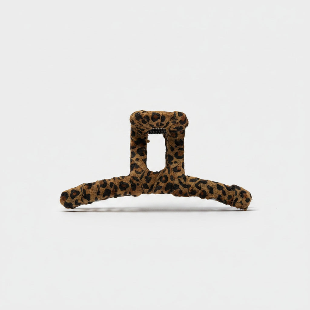 Leopard Print Claw Hair Clip