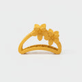 Golden Flower Claw Hair Clip