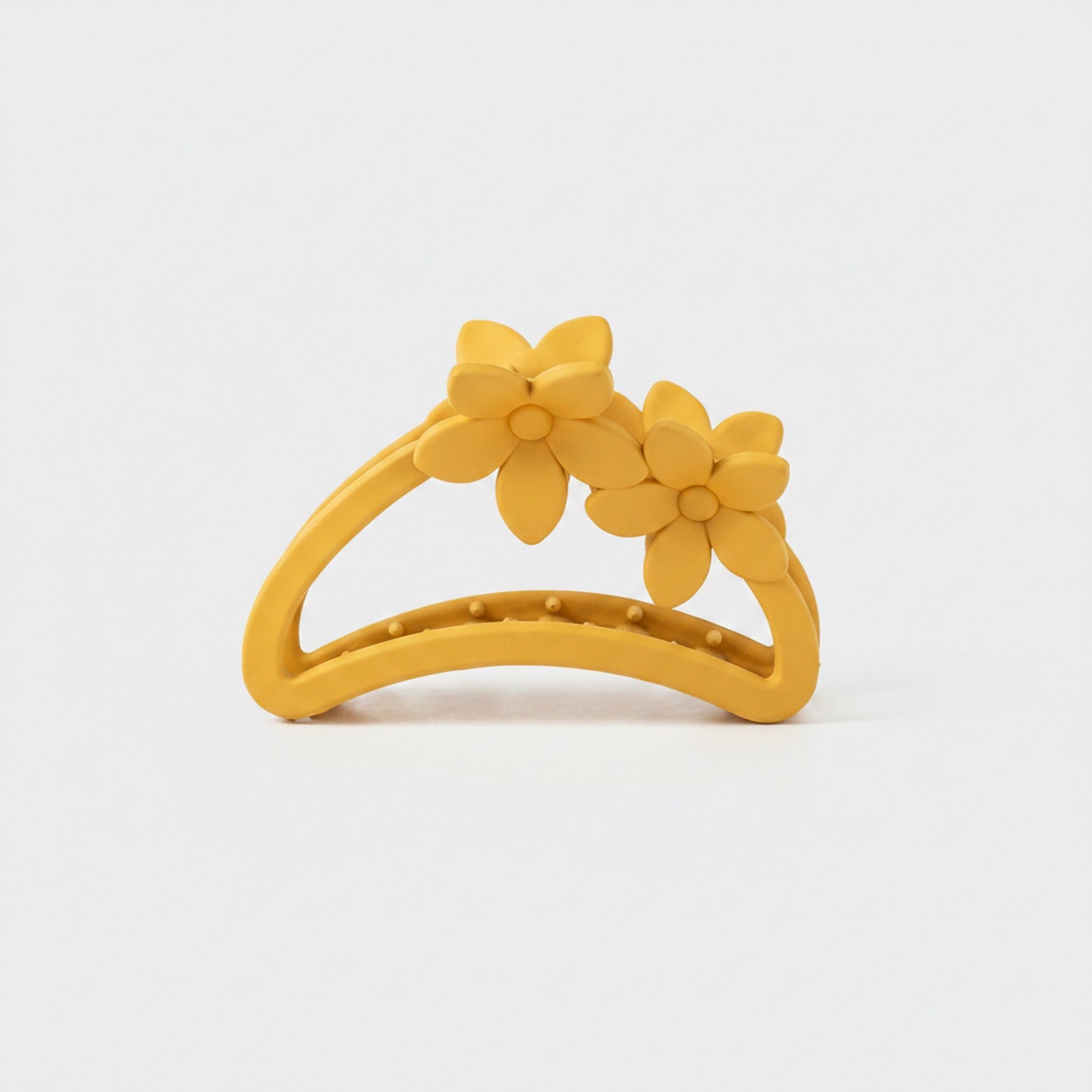 Golden Flower Claw Hair Clip