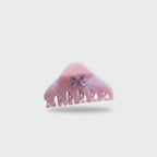Pink Tulle Hair Claw With Bow