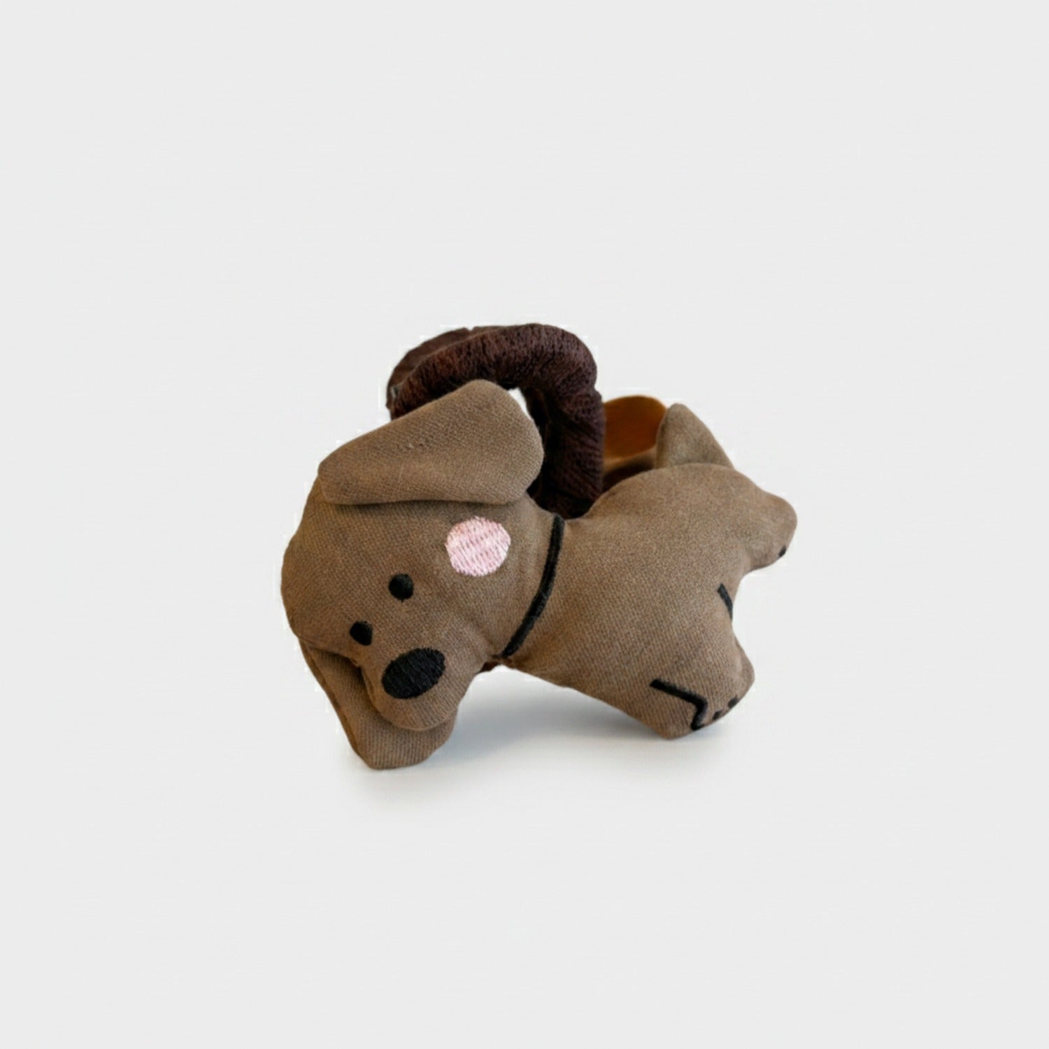 Cute Dog Knit Hair Claw Clip