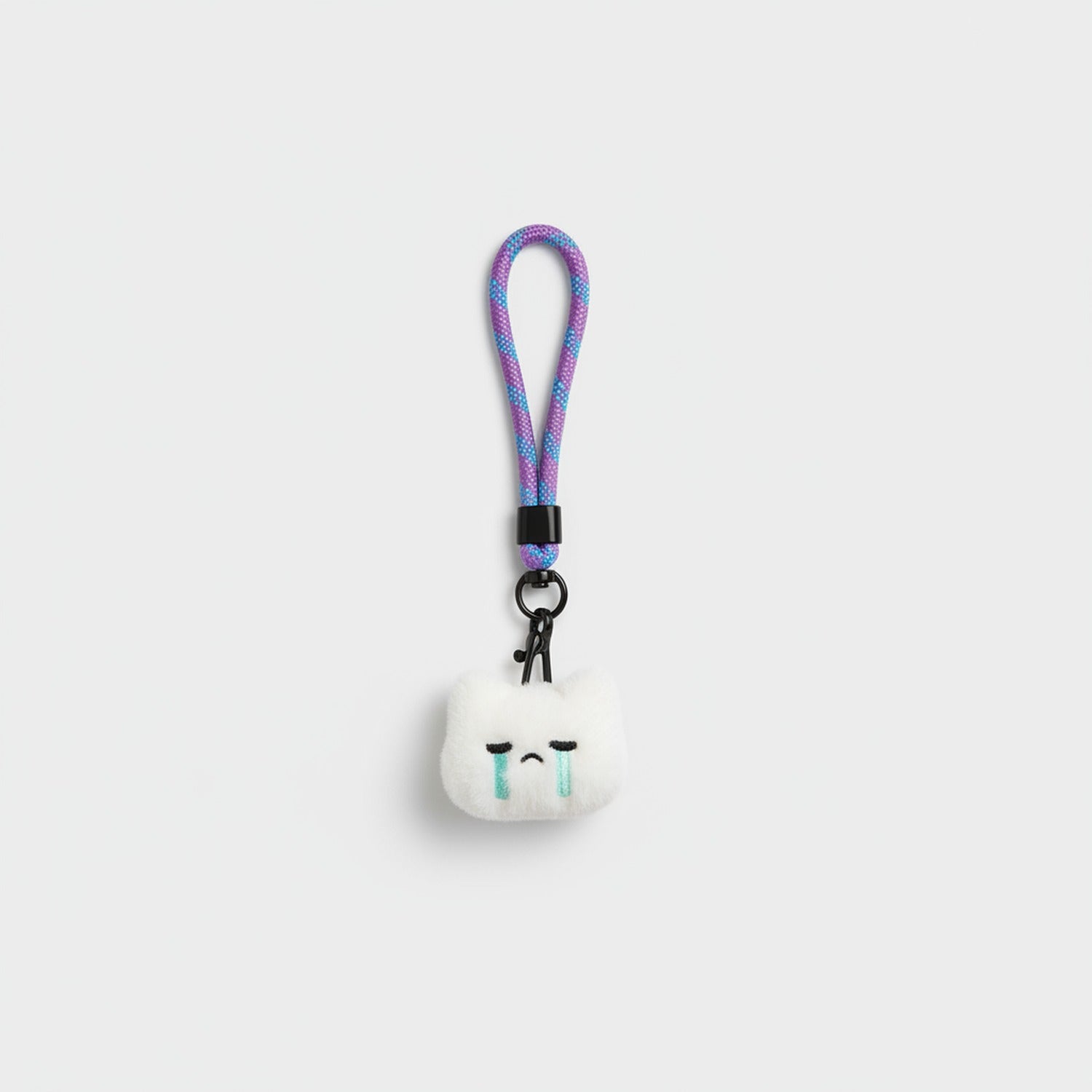 Crying Cloud Beaded Phone Charm Strap