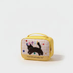 Yellow Cat Graphic Cosmetic Travel Bag