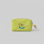 Lime Green Rocking Horse Cosmetic Bag With Charm