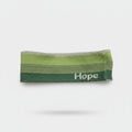 Ombre Green Striped Knit Headband