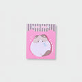 Cute Cat Sticky Notes Pad Pink Heart Design