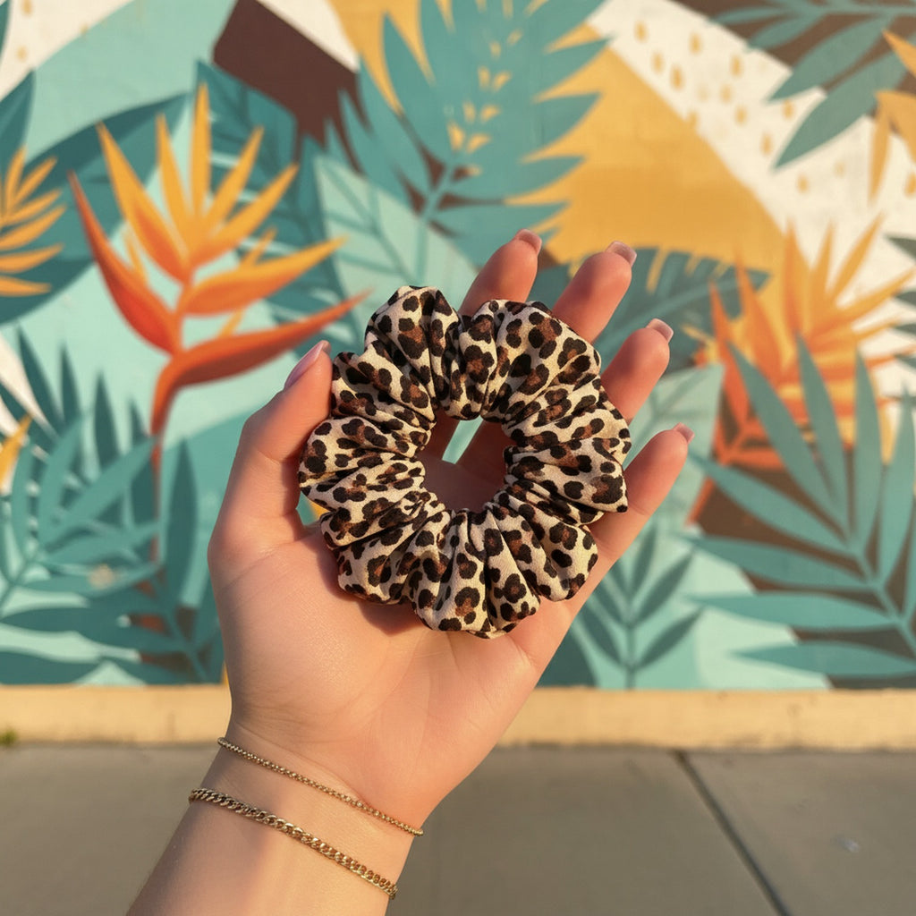 Leopard Print Hair Claw Clip