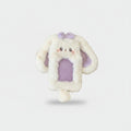 Fluffy Purple Bunny Ear Phone Charm