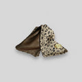 Leopard Print Hair Claw With Gold Charm