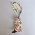 Kawaii Cat Beaded Phone Charm Strap With Colorful Beads