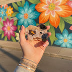 Cartoon Bear Hair Claw Clip With Lightning Bolt