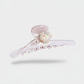 Pearl Shell Translucent Pink Hair Claw