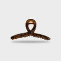 Tortoiseshell Brown Claw Hair Clip Beaded