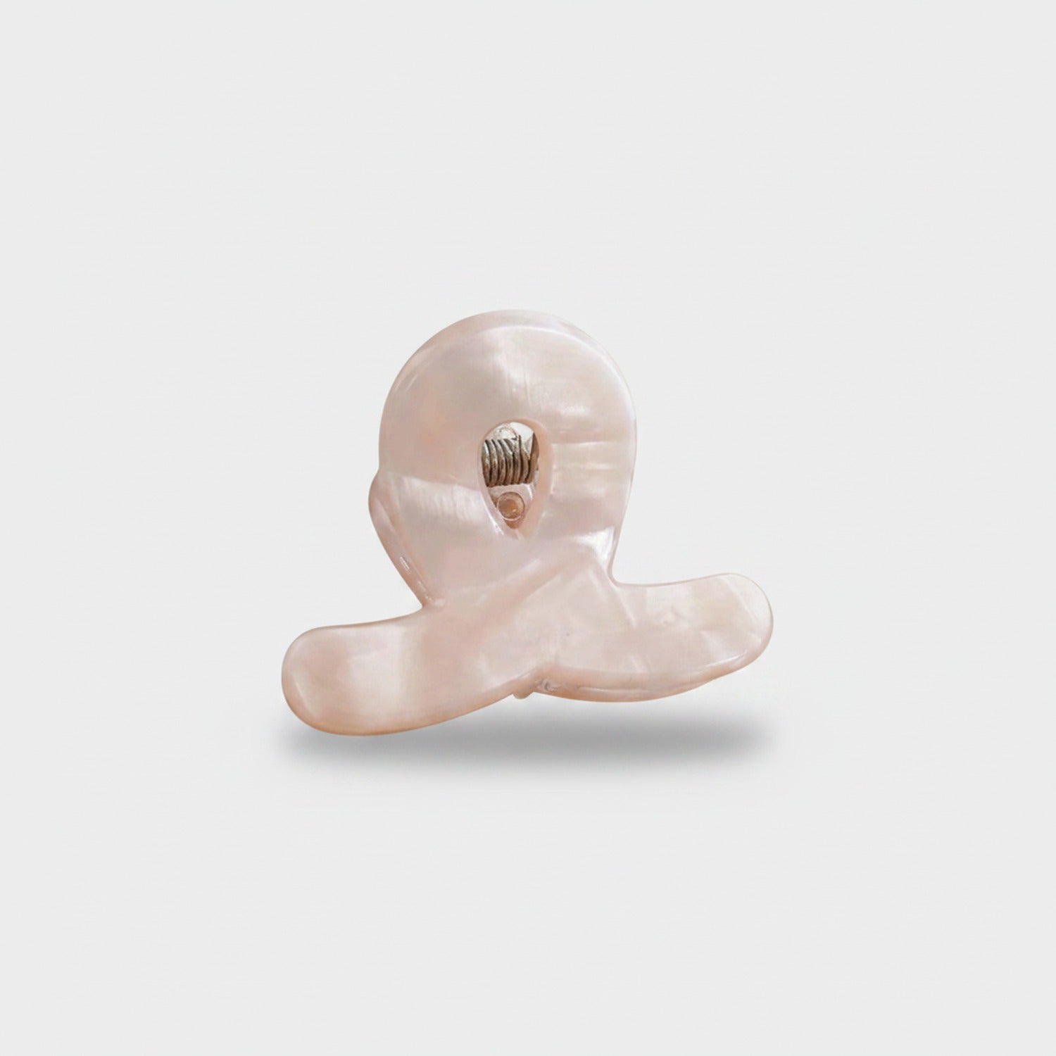 Translucent Jade Green Flower Hair Claw Clip