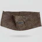 Ribbed Knit Headwrap in Taupe Brown