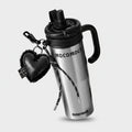 Black Heart Charm Stainless Steel Tumbler Cup