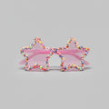 Star Shaped Beaded Pink Sunglasses