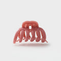 Coral Pink Glossy Hair Claw Clip