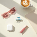 Checkered Hair Claws Colorblock Set Pack