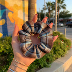 Plaid Hair Claw Clip Scrunchie