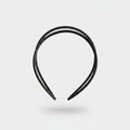 Black Curved Minimalist Hairband Headpiece