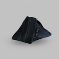 Black Striped Knit Hair Claw Clip
