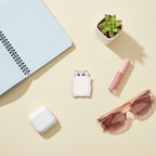 Fluffy White Cat Plush Sticky Notes Pad