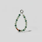 Jade Green Beaded Phone Charm Strap