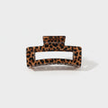 Leopard Print Tortoiseshell Hair Claw Clip